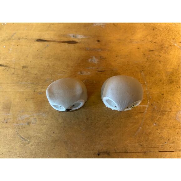 Vintage EMSON Stoneware OWLS Clay Painted Glazed Birds 1.5” Tall (5190) - Picture 5 of 6